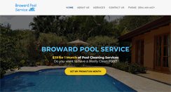 Desktop Screenshot of poolservicebroward.com