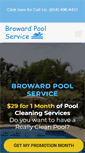 Mobile Screenshot of poolservicebroward.com